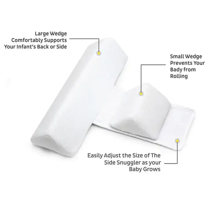 Withritty Anti Roll Newborn Baby Sleep Pillow Soft Non Odor Baby