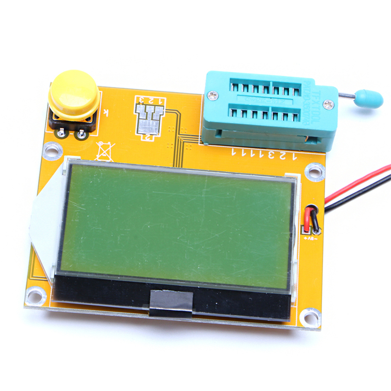 Hot Bán LCR-T4 Transistor Tester Máy Đo Điện Trở ESR LCR Triode Diode MOS PNP NPN