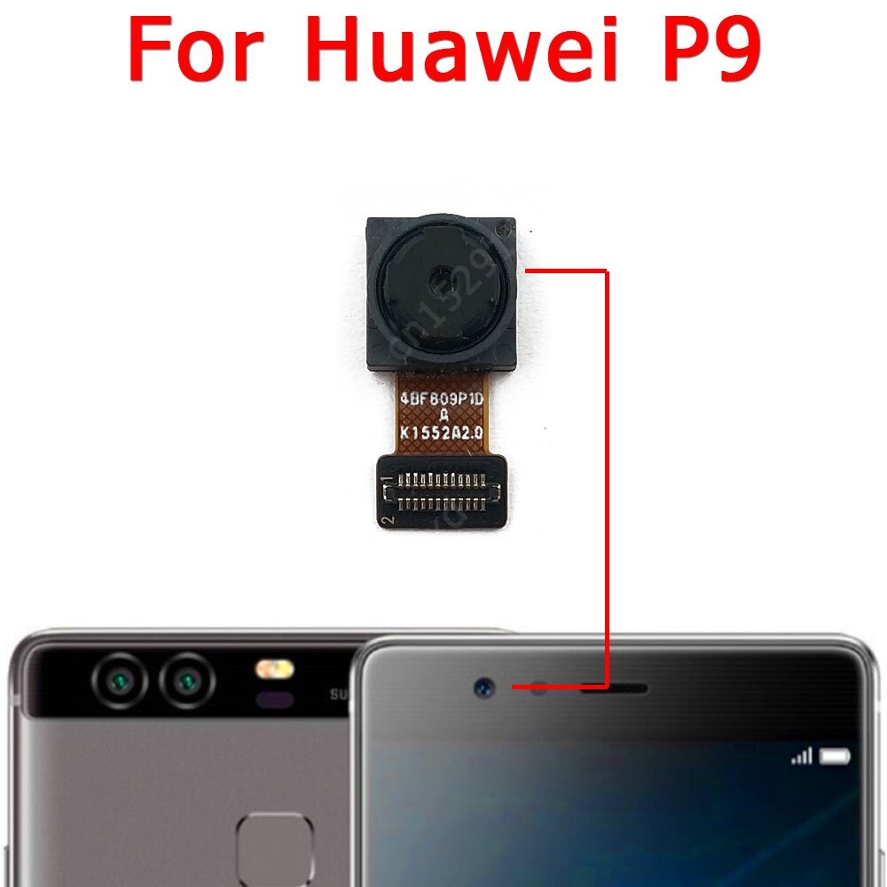 Cho Huawei P9 Plus P10 P20 Pro P30 P40 Lite E Mô-đun Máy Ảnh Gốc Mặt Trước Flex Phụ Tùng Camera Trước Selfie