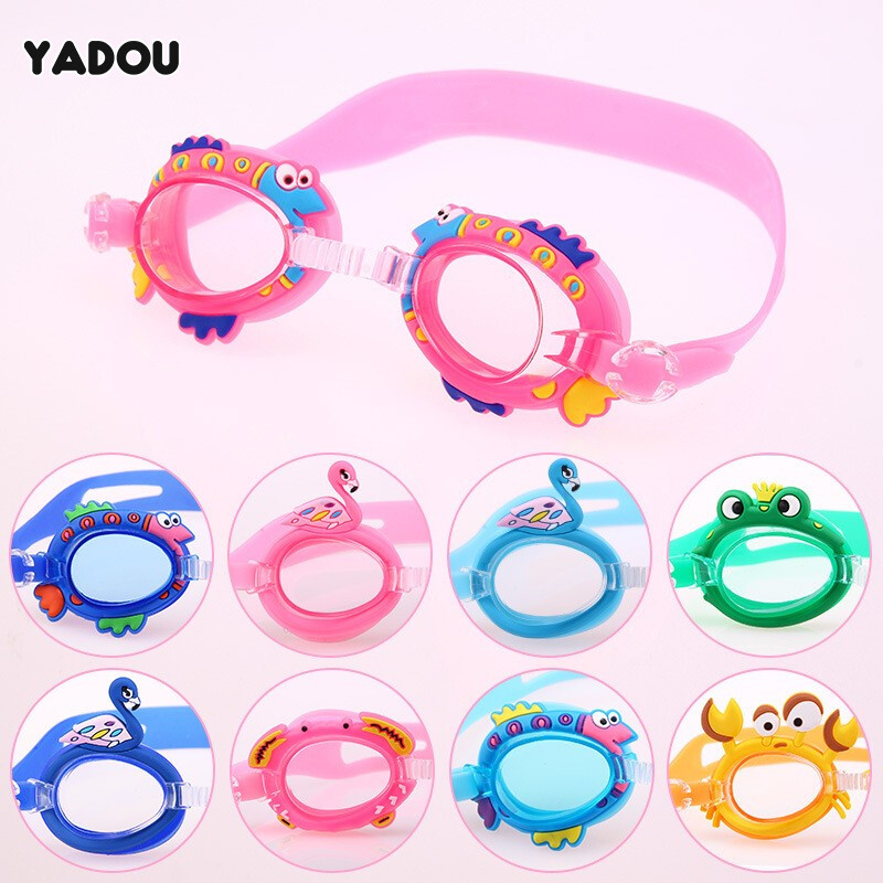 YADOU Children Swimming Goggles Children Safety Waterproof Swimming Goggles Baby Cartoon Glasses