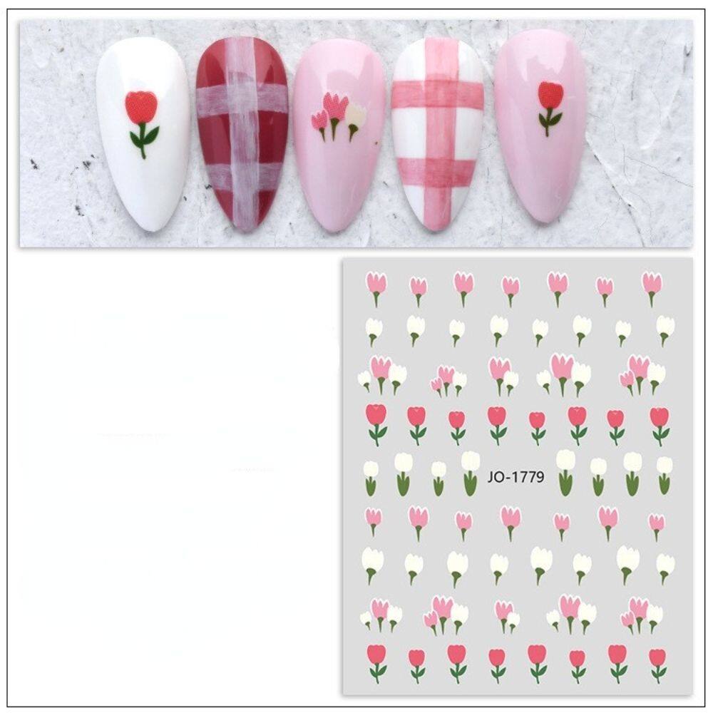 OUR Gold Silver Colorful Sport Women Logo Design Luxury Manicure Accessories 3D Nail Decal Nail