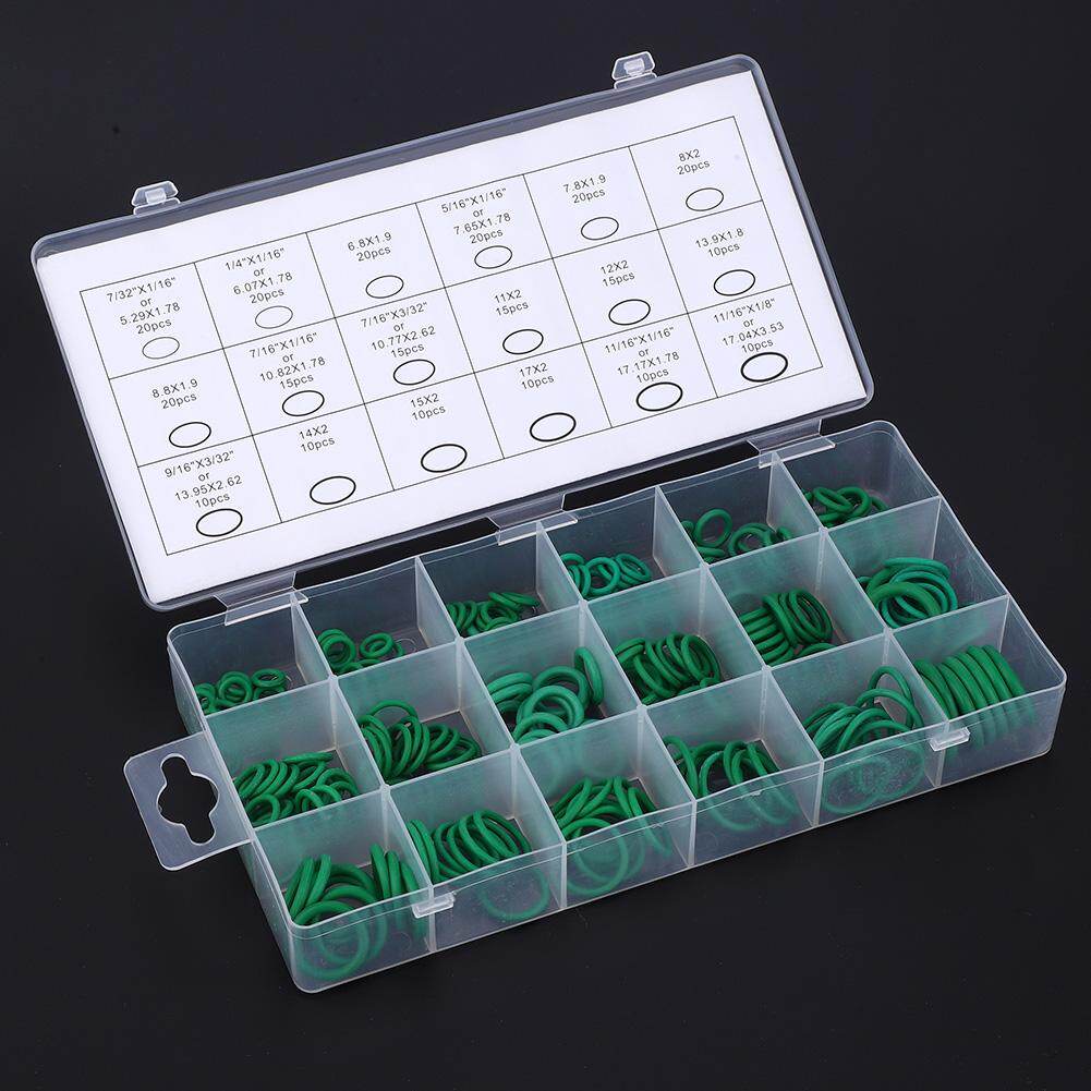 chasoee 270 Pcs O-Ring High Temperature Resistant Sealing Buna-N Rubber Ring Assortment Kit