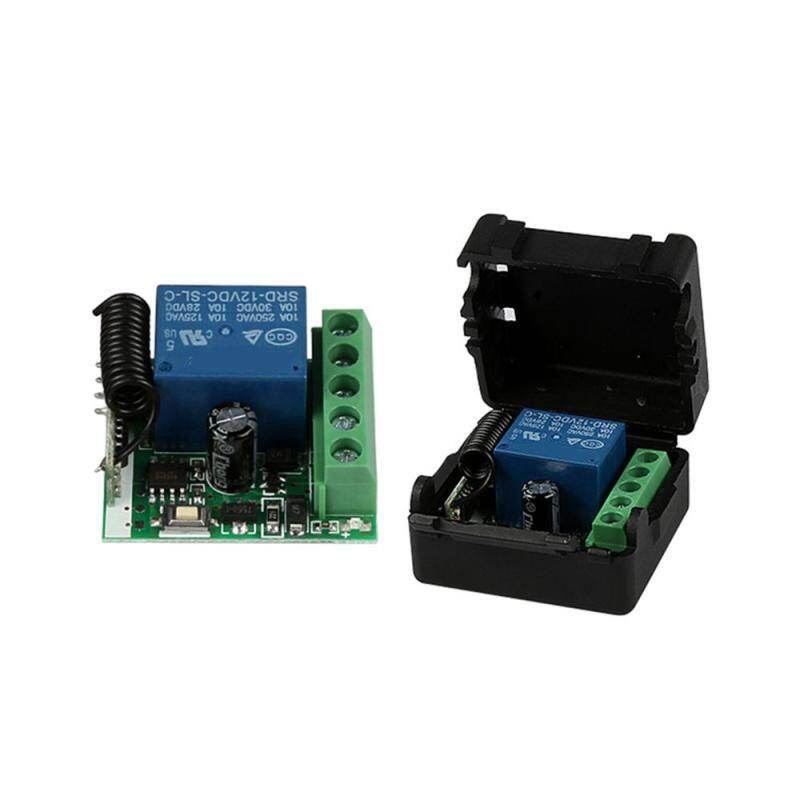 Dc 12v 1ch 433mhz universal wireless remote control switch rf relay receiver 433 mhz transmitter button module diy kit