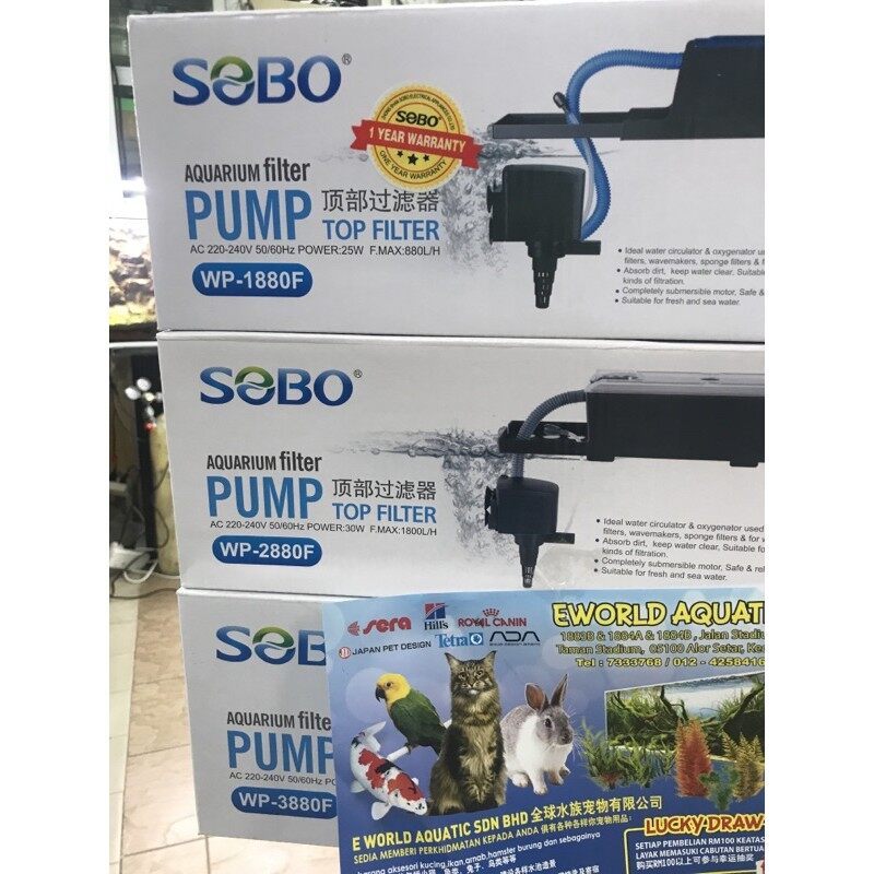 sobo 3880f top filter