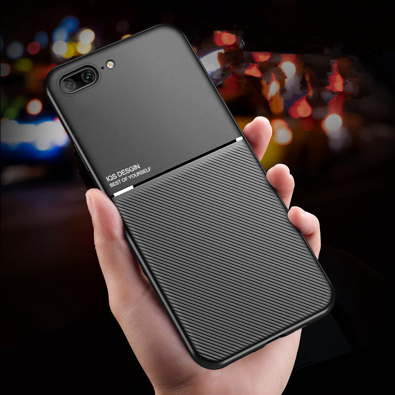 Hontinga For iphone 7 8 iphone 7 Plus 8 Plus Case Slim Leather Texture Casing iphone 7+ 7 + 8+ 8 + Phone Case Fahion Slim Matte Protective Phone Case Cove Shockproof Cases Coque Handphone Case