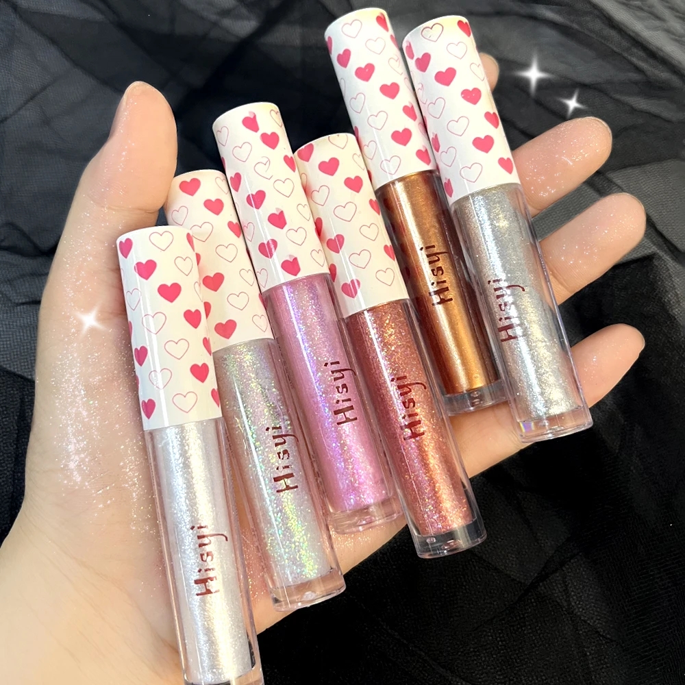 Waterproof Diamond Glitter Liquid Eyeliner Shimmer Eyeshadow Lying Silkworm Pen Eye Makeup