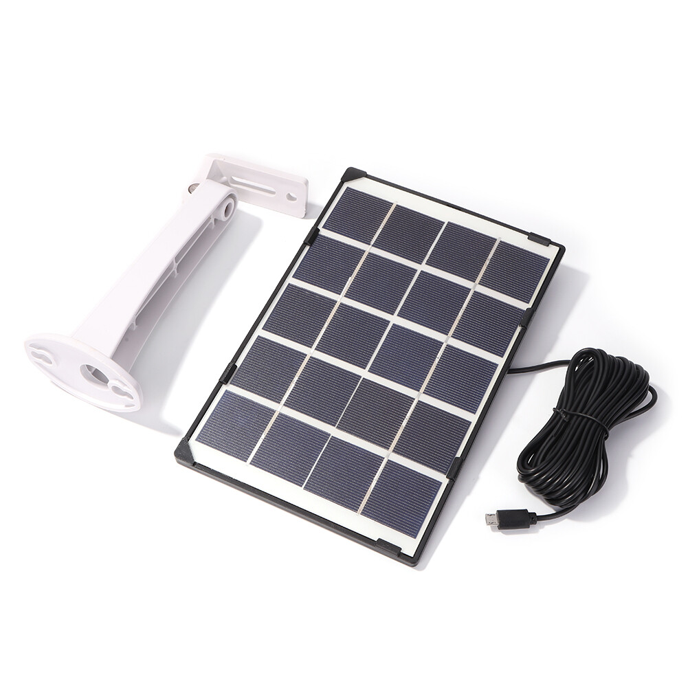 3.7v Charging Panel Waterproof Solar Panel for Wireless Outdoor Security Camera