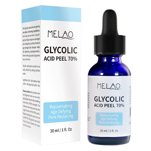 1oz Glycolic Acid 70% Skin Peel - For Wrinkles, Anti-Aging, Acne & Large Pores, Made In USA