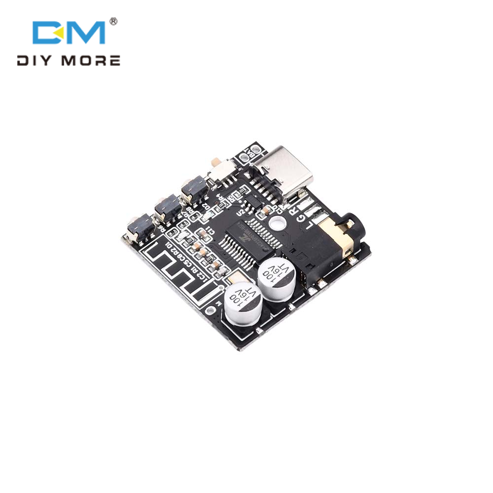 diymore Bo Mạch Giải Mã Bluetooth VHM-314-V2.0 Bo Mạch Khuếch Đại Công Suất Bộ Khuếch Đại Công Suất Loa Xe Hơi Lossless DC 5V/3.7V Trang Bị Lại Bluetooth Type-C Kèm Quản Lý Sạc
