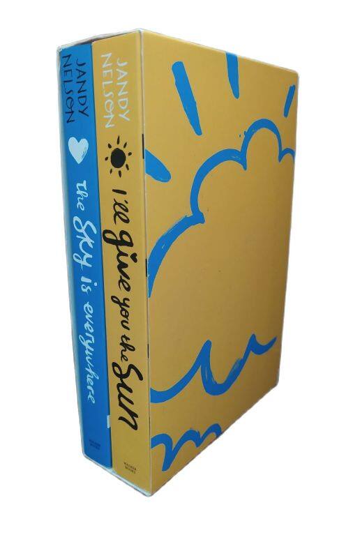 ILL GIVE YOU THE SUN - Rated 4.14 from 280,546 ratings in Goodreads & THE SKY IS EVERYWHERE - Rated 3.98 from 97,975 ratings in Goodreads by Jandy Nelson - 2 Books in Slipcase (Paperback) - Original Guaranteed Malaysia