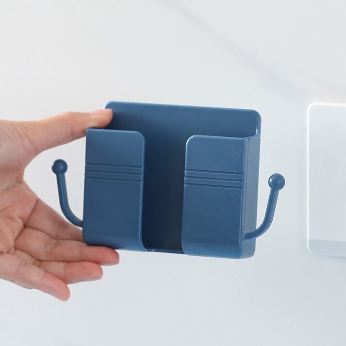 Multifunctional Wall Mounted Storage Box With Remote Control Mobile Phone Charging Storage Box Wall Mounted Storage Box