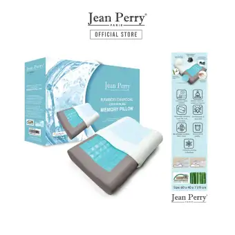 Jean Perry Ecohealth Bamboo Charcoal Contour Gel Memory Pillow