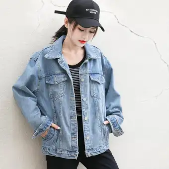big size denim jacket