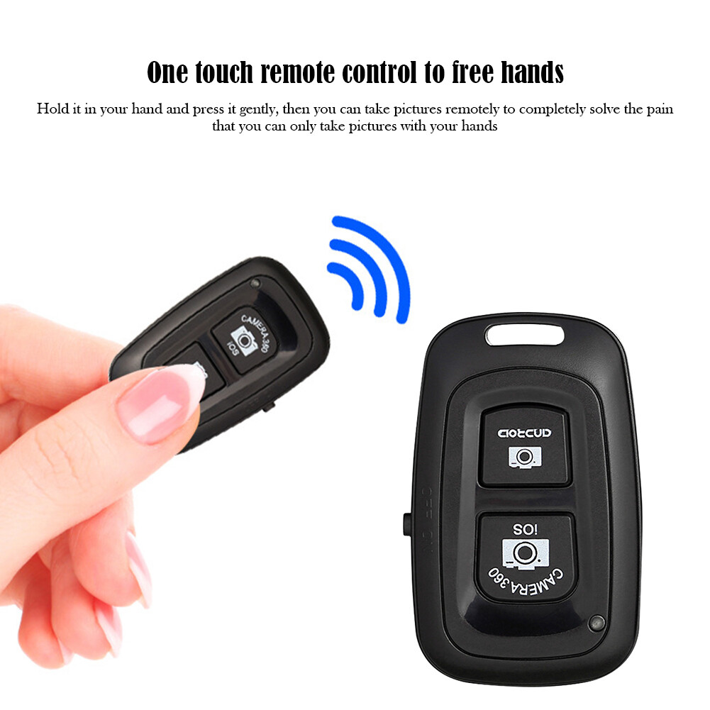 Bộ Điều Khiển Chụp Ảnh Tự Sướng Điện Thoại Tương Thích Bluetooth 2.4GHz, Bộ Chuyển Đổi Nút Nhả Cửa Trập Camera Không Dây