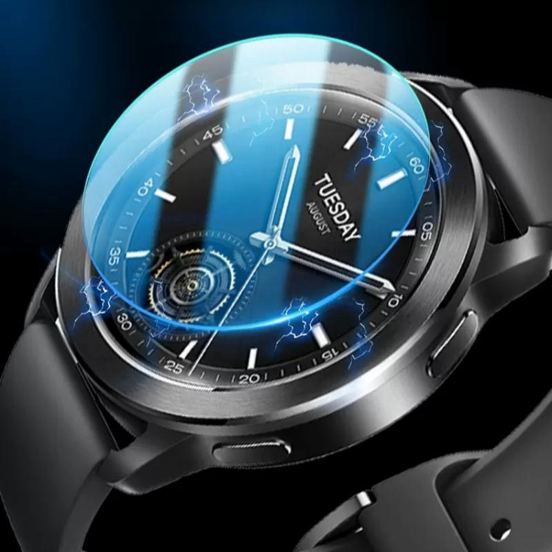 2 cái kính cường lực cho Xiaomi đồng hồ S3 HD trong suốt bao phủ toàn màn hình bảo vệ cho Xiaomi Xiaomi đồng hồ S3