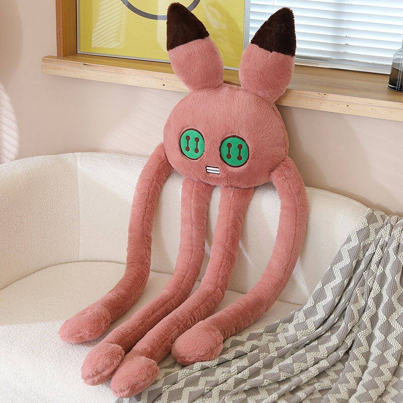 IQANGEL Long-legged octopus doll pillow Funny oversized expression pack Octopus tentacle monster Animal plush toy