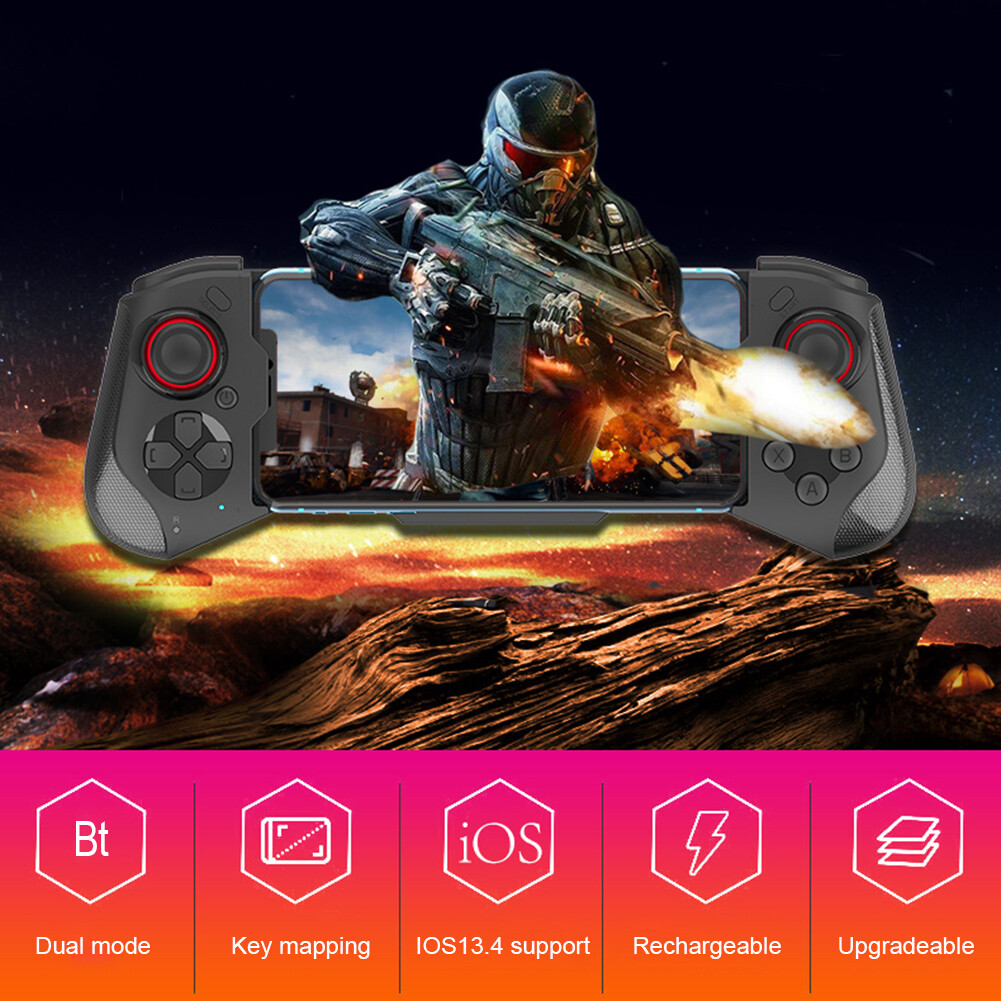 Mocute 060 Tay Cầm Chơi Game Bluetooth, Đối Với IOS Android Trò Chơi Điện Thoại Cần Điều Khiển PUBG Điều Khiển Kính Thiên Văn Gamepad, Có Thể Sạc Lại