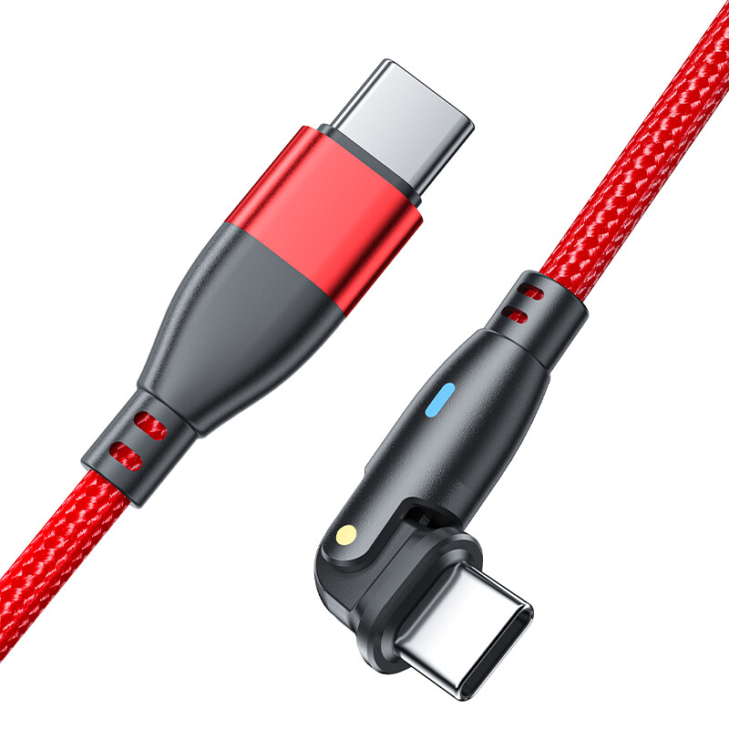 60w usb-c to type c cable 3a pd type c cable fast charging wire for xiaomi realme 180 rotate mobile phone usb c charger cable
