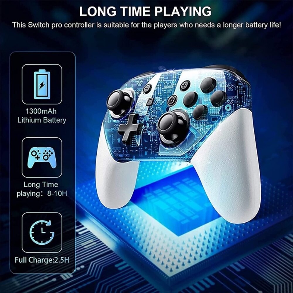 Cần Điều Khiển Bộ Chuyển Đổi Nintendo Pro Bộ Điều Khiển Không Dây Gamepad Bluetooth