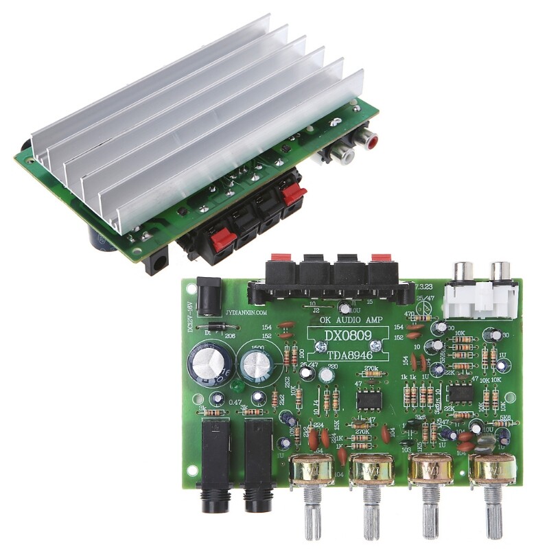 12V 60W Stereo Digital Audio Power Amplifier Board Electronic Circuit Module DIY
