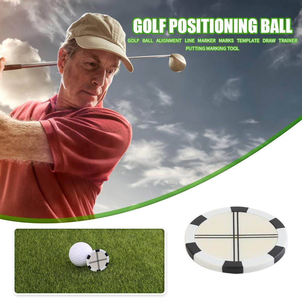(Sẵn Sàng) Dụng Cụ Đánh Dấu Đường Thẳng Bóng Golf Đánh Dấu Bóng Định Vị Putt Tuyến Tính
