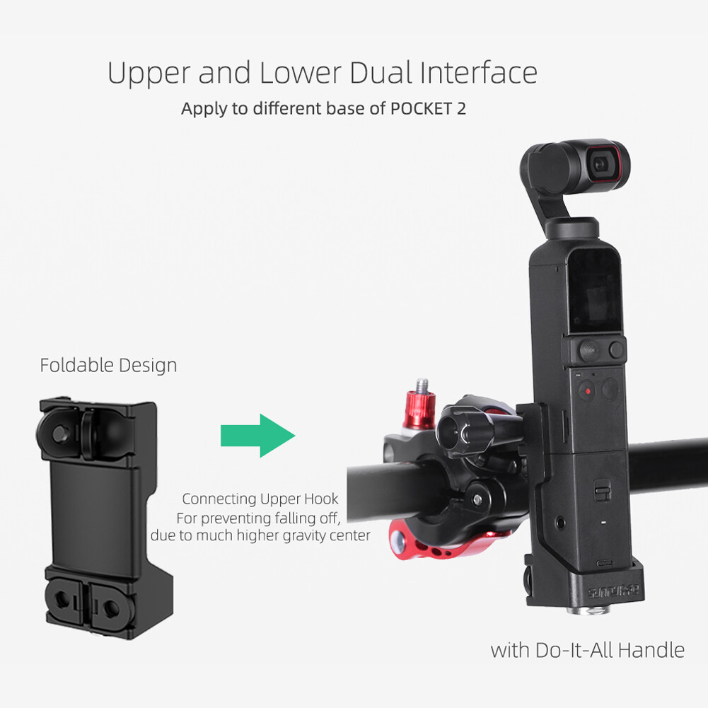 Multifunctional Professional Expansion Case Housing Shell for DJI Pocket 2 Handheld Camera