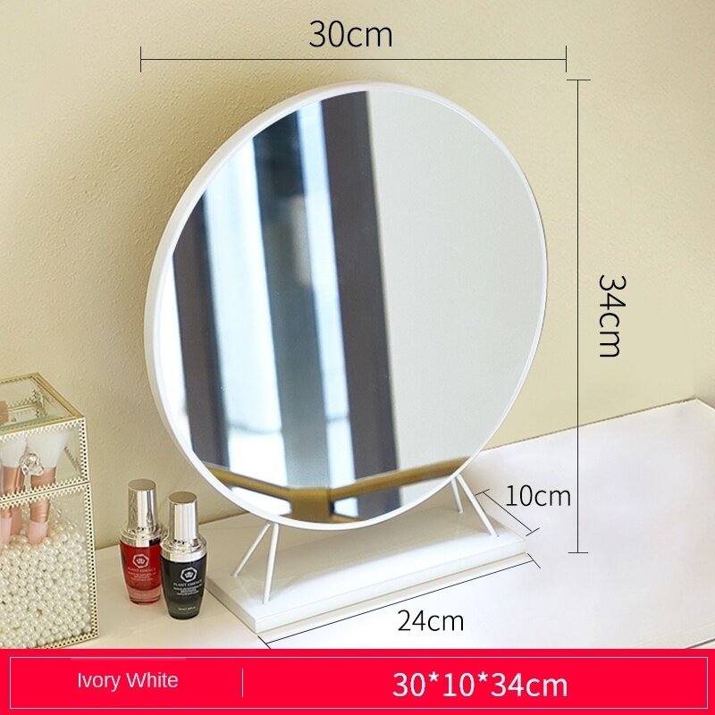 Gương Mỹ Phẩm Gương Trang Điểm Lớn Jingyi Loại Đèn Led Lấp Đầy Ánh Sáng Dresser Gương Máy Tính Để Bàn Net Red Beauty Trang Điểm Gương Gương Với Bóng Đèn