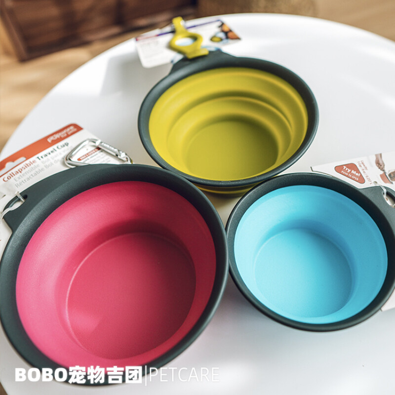 DEXAS Gấp Ra Bát Chó Bát Cho Thú Cưng Bát Có Thể Xếp Bát Cho Chó Bát Cho Chó Trụ Uống Nước Uống Nước Khi Đi Ra Ngoài Bát Uống Nước