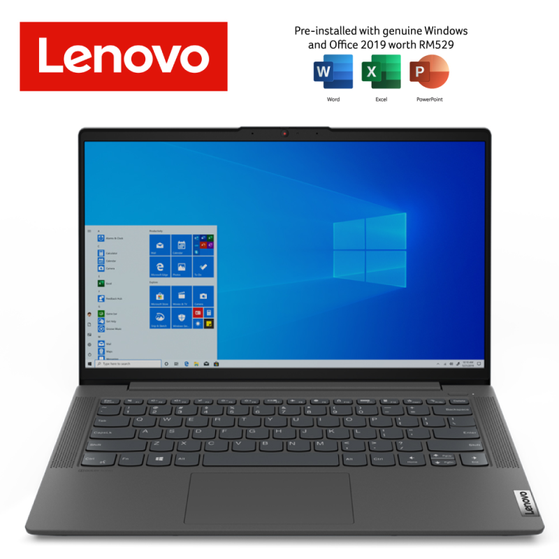 Lenovo IdeaPad 5 14ALC05 82LM006RMJ 14 FHD Laptop Graphite Grey (Ryzen 5 5500U, 8GB, 512GB SSD, ATI, W10, HS) Malaysia