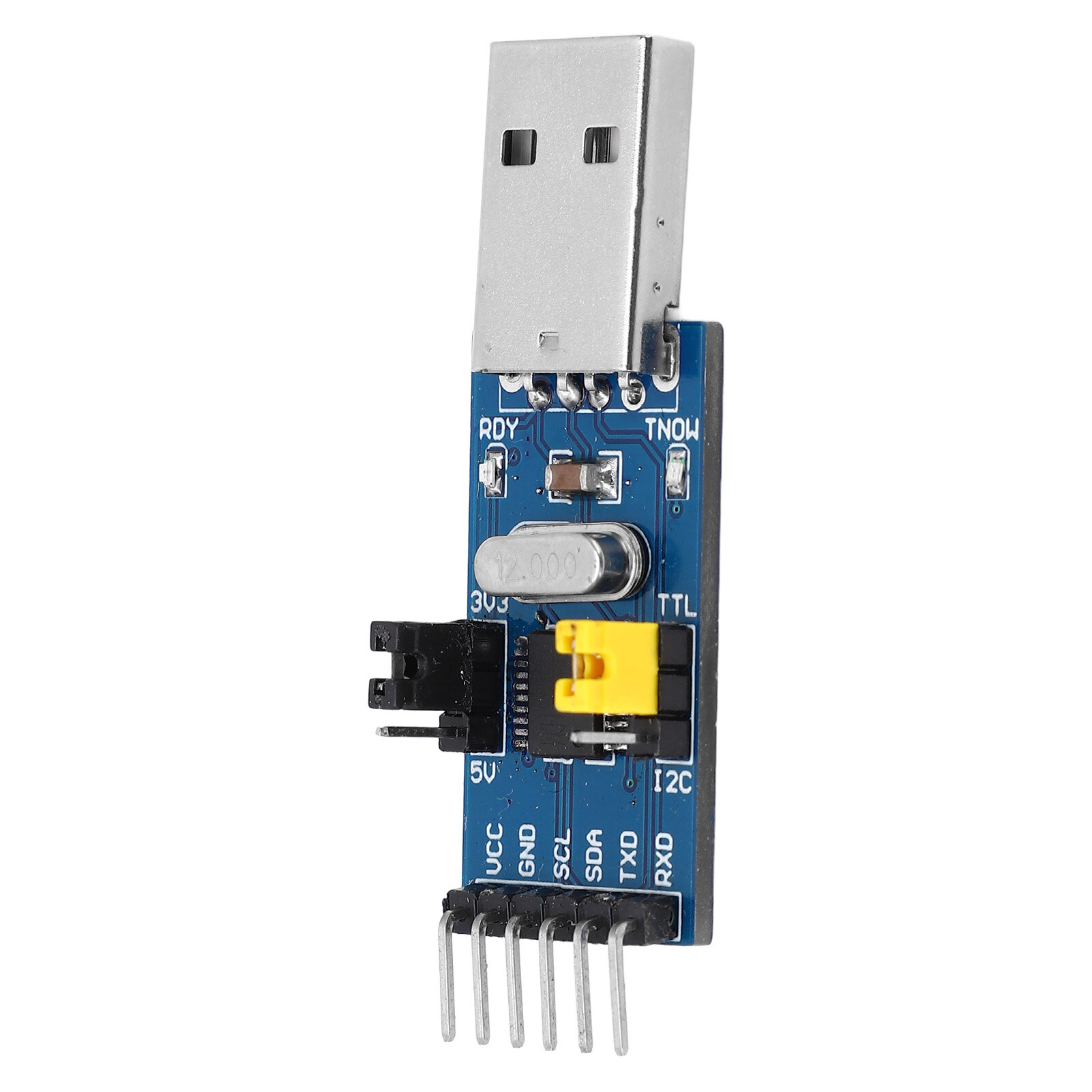 USB To I2C Converter Module, USB To UART Converter Adapter Module Portable Jumper Wire for Laboratories
