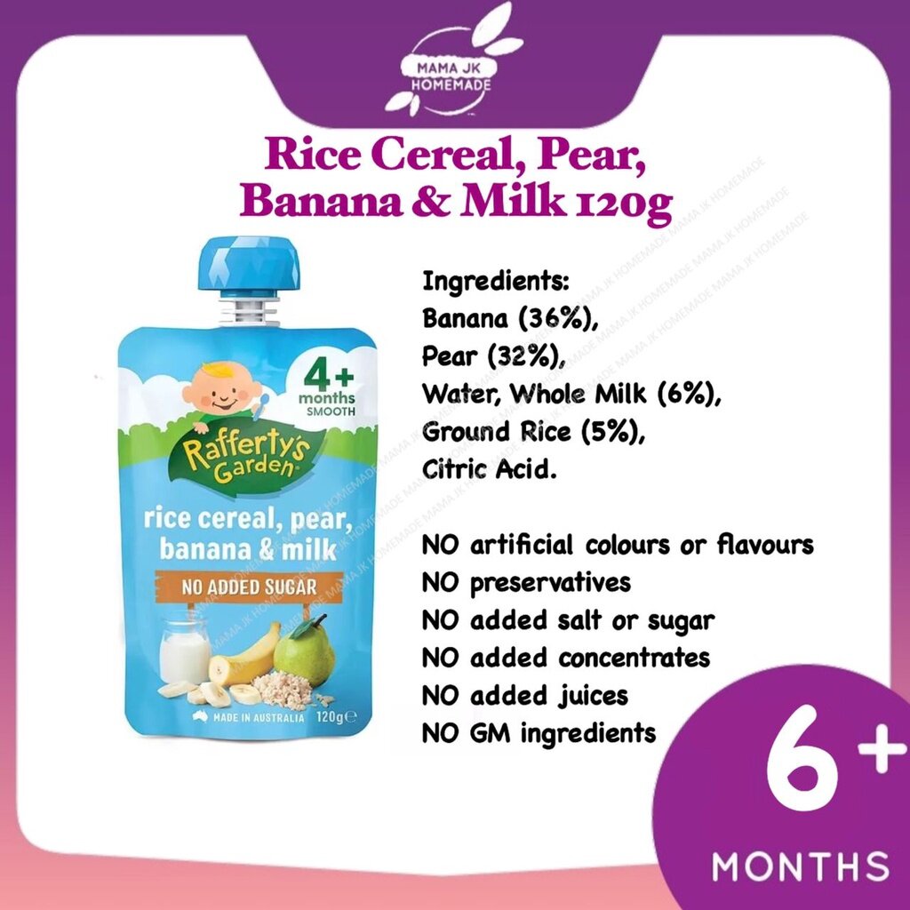 Raffertys garden rice store cereal