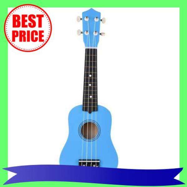 BEST SELLER 21-inch Ukulele 4 Strings Ukulele Small Guitar Bass Wooden Musical Instrument Kids Gift Blue (Blue) Malaysia