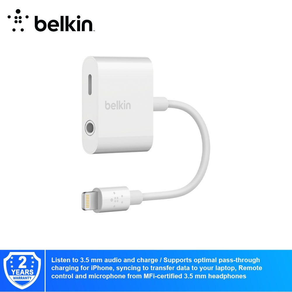 Belkin F8J212btWHT Audio 3.5 mm Audio + 