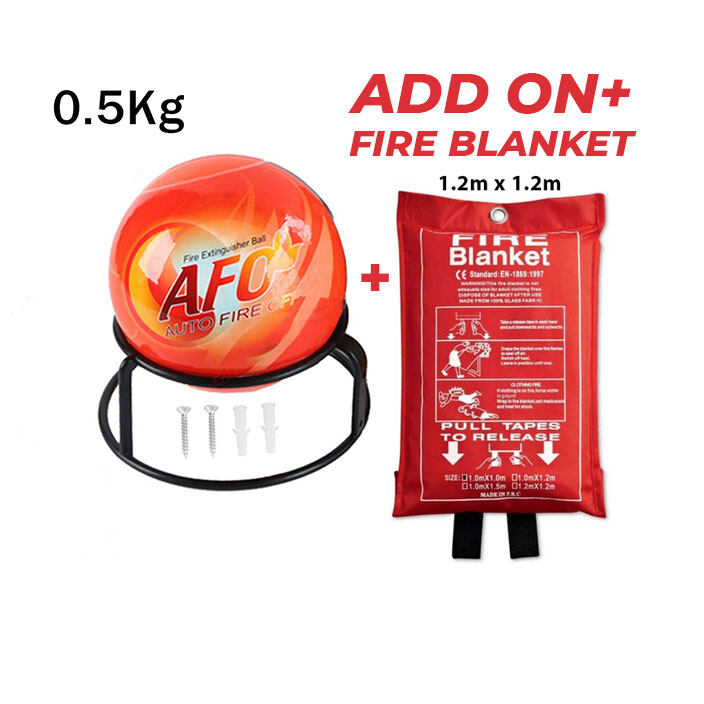 Fire Ball AFO Auto Fire Off Fire Extinguisher Ball 0.5KG / 1.3KG Lazada