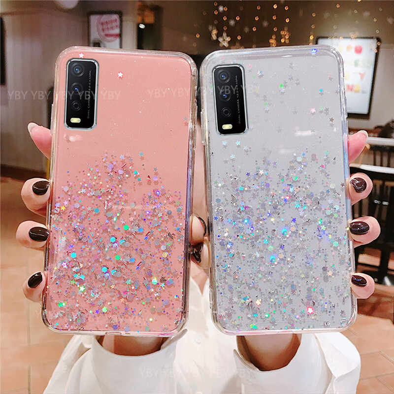 Ốp Điện Thoại, Ốp Lưng VIVO Y20 Y20i Y20S Y30 Y12S Mềm Sang Trọng Ốp Chống Sốc Ngôi Sao Trong Suốt Dễ Thương