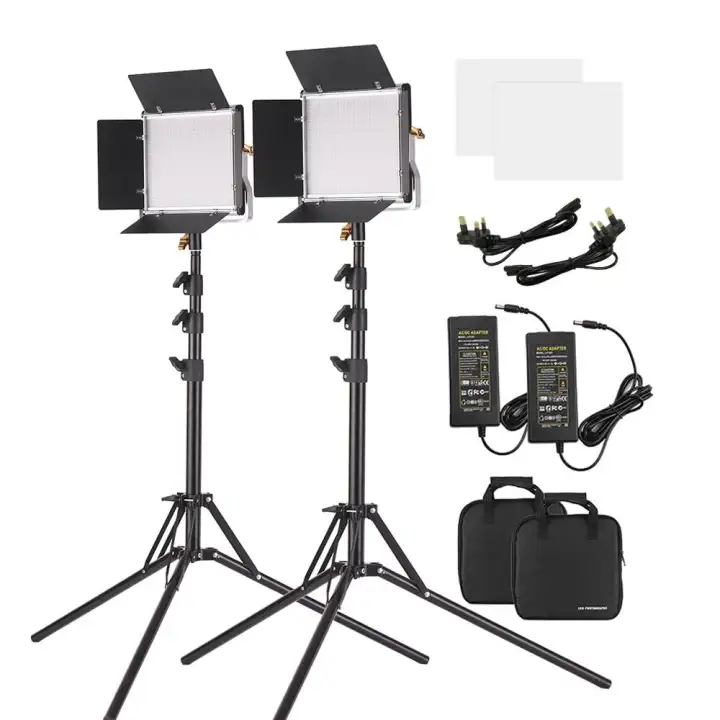 Andoer 2 Packs Led Light And 78 7 Inches Stand Lighting Kit Andoer 2 Packs Led Light And 78 7