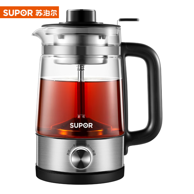 Supor SW-10C05 Tea Maker Electric Kettle 1L Spray and Brew Tea Pot ...