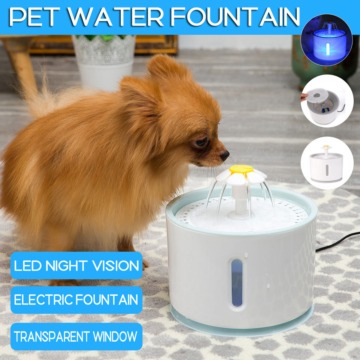 electric water bowl for dogs