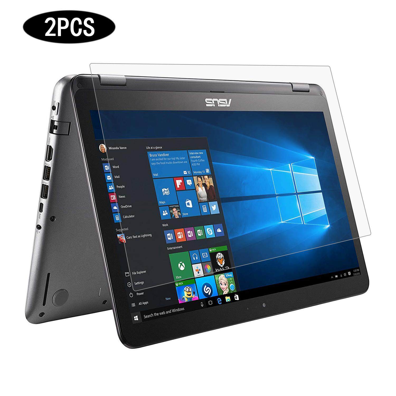 Cartinoe Laptop 15.6 Inch Universal LCD Jernih HD Guard Film Anti-Glare Matte Pelindung Layar untuk Asus VivoBook Flip R518ua 15.6 Inci Notebook, 2 Pcs