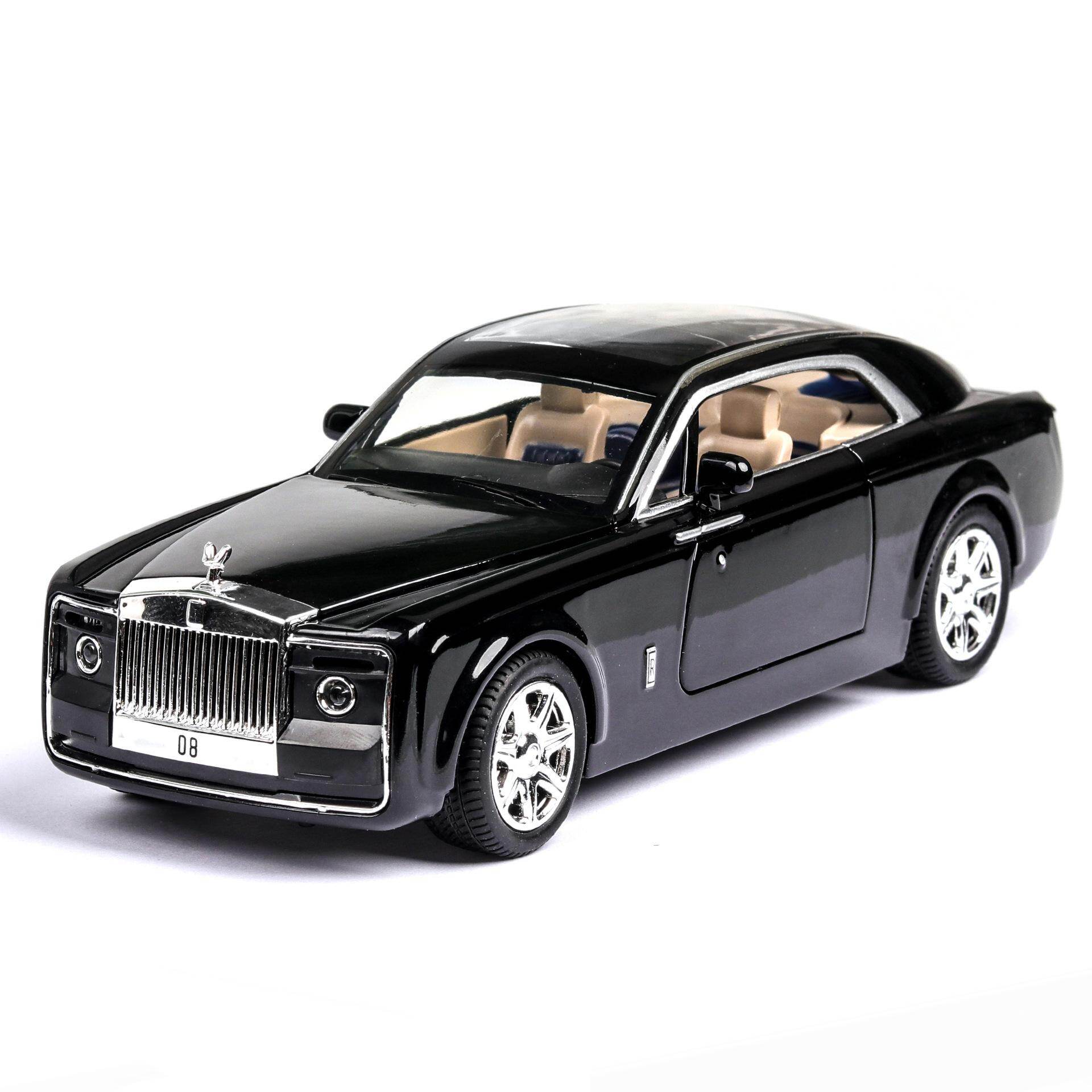 124 RollsRoyce Phantom Alloy Diecast Car Model Pull Back