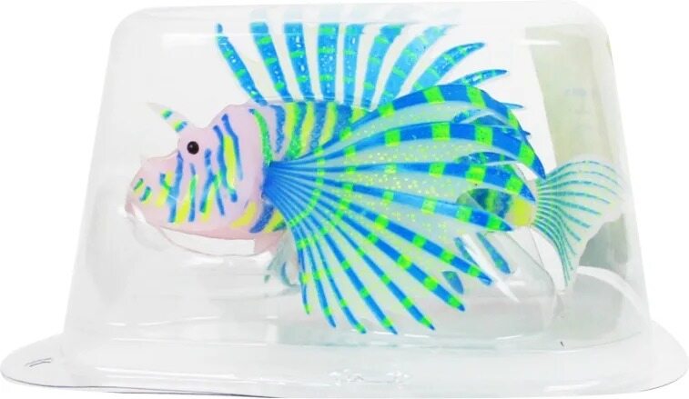 Mô phỏng cá sư tử phát sáng bằng silicon cho bể thủy sinh cảnh quan bể cá hút nổi phát quang trong đồ trang trí bể cá tối