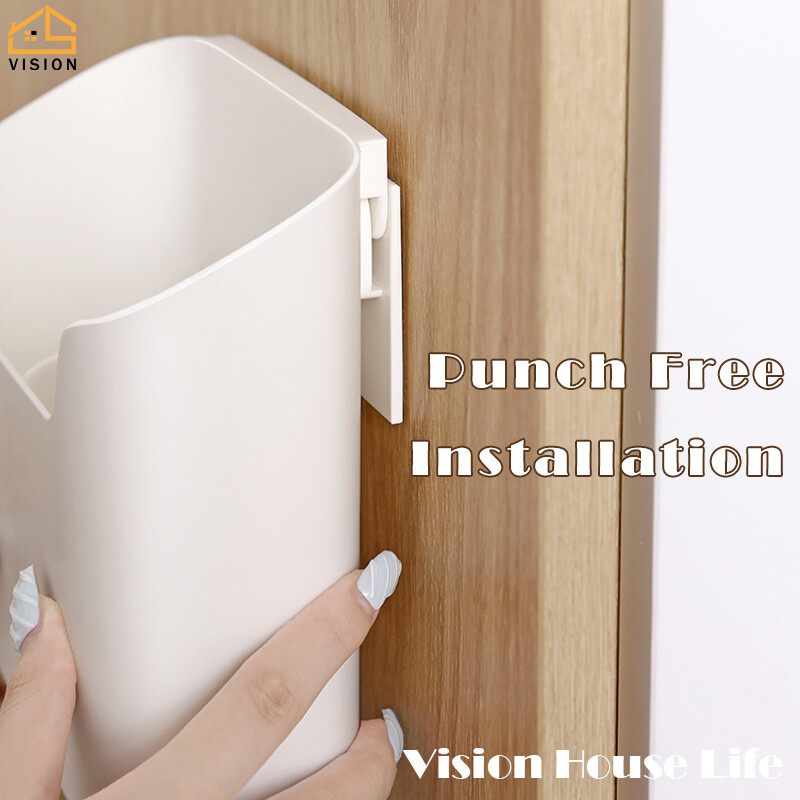 Vision Giá Đựng Đồ Dính Gắn Tường Hộp Đựng Đồ Cửa Tủ Bếp Giỏ Kệ Bên Hông Tủ Lạnh Kệ Ngăn Kéo Dưới Bồn Rửa Giá Sắp Xếp Phòng Tắm