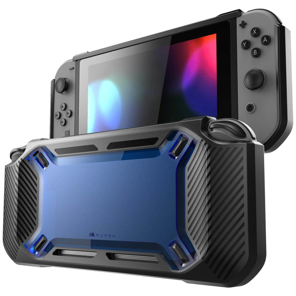 Mumba Shockproof Case for Nintendo Switch Slim Rubberized Snap on Hard Case Cover for Nintendo Switch 2017