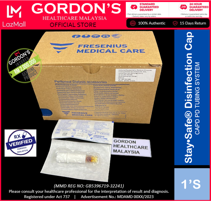 Stay Safe Disinfection Cap Fresenius Medical Care CAPD Peritoneal