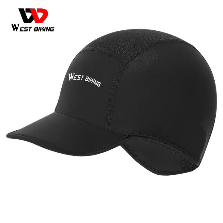 West Biking Ice Silk Hat Cycling Hiking Motorcycle Breathable Sports Caps High Elastic Portable Helmet Liner Summer Anti-UV Hat Headwear