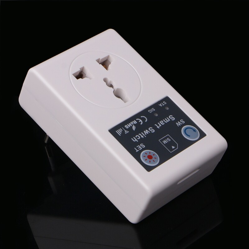 ✪【HJ-CES Store】EU/UK 220V Phone RC Remote Wireless Control Smart Switch GSM Socket Power Plug