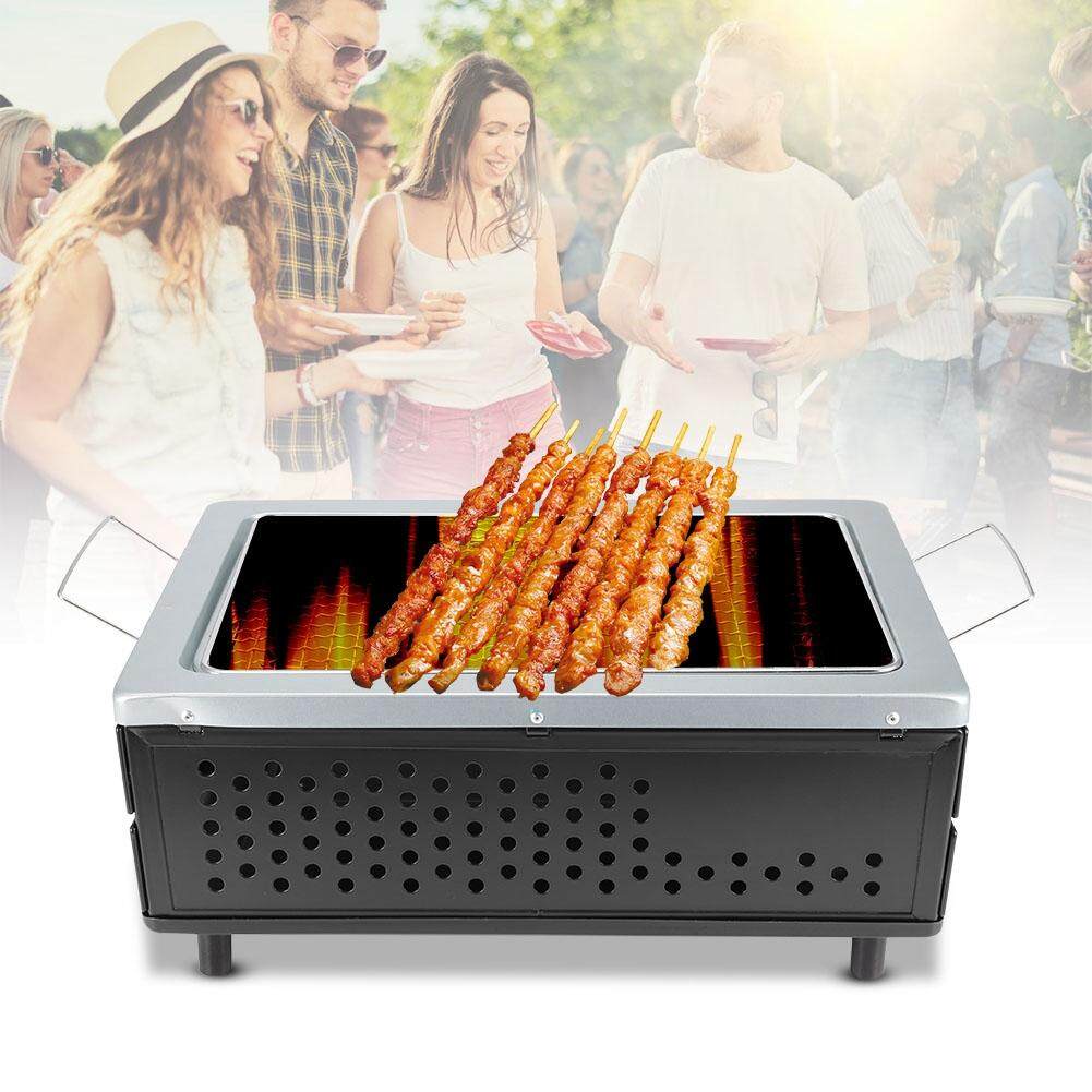 Gốm Nhật Bản Hoa Hibachi BBQ Bàn Nướng Yakitori Thịt Nướng Than 40 CM