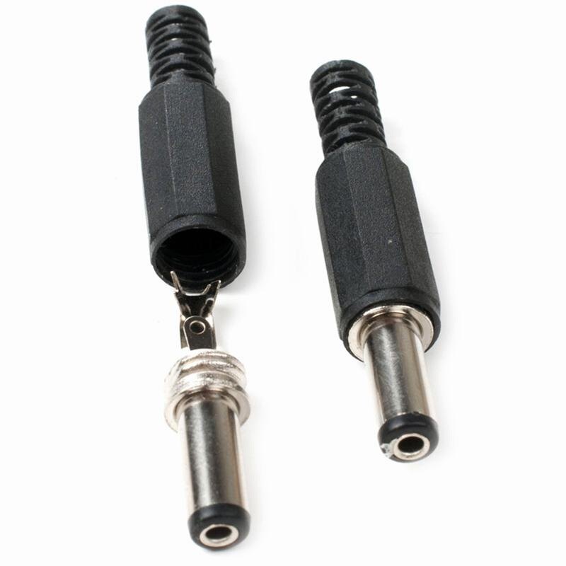 5.5 x 2.1mm dc power male plug jack adapter connector