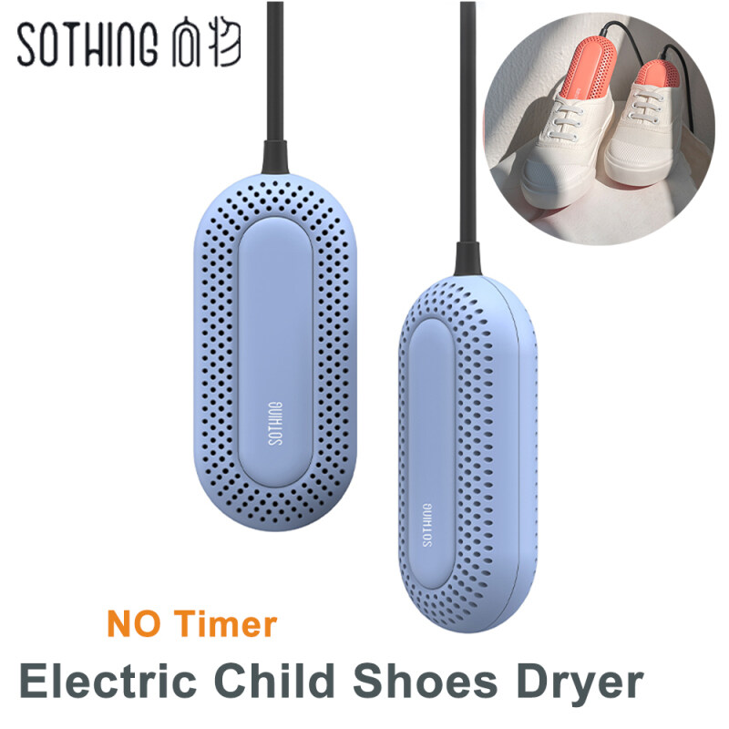 Sothing Children Shoes Dryer Portable 50-60°C Constant Temperature Pretection Electric Sterilization Shoe Dryer 3 Mode Timing Selection With Fire Retardant Material Drying Deodorization Mini Disinfecting Shoes Drying Devices For Kids