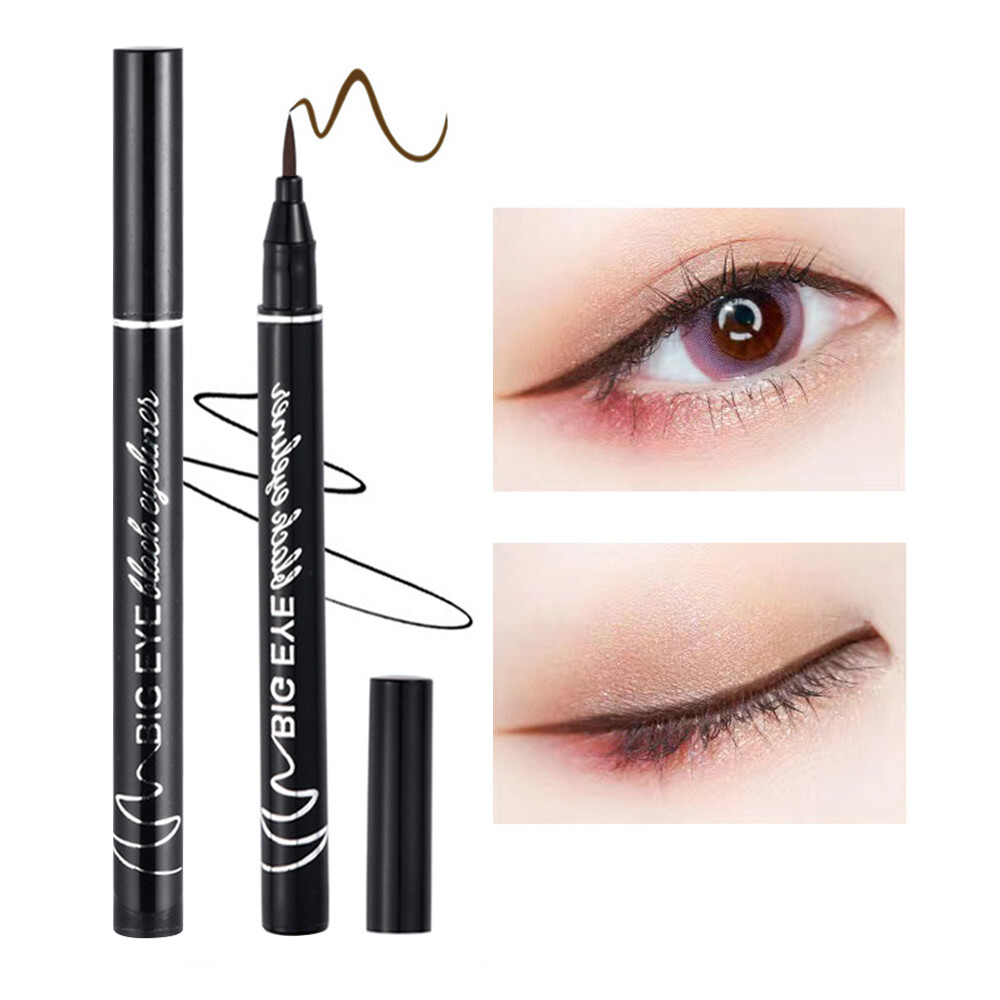 Eyeliner Liquid Pen Waterproof Long Lasting Quick Drying Smooth Makeup Beauty Matte Eyeliner Stamp Eye Pencil